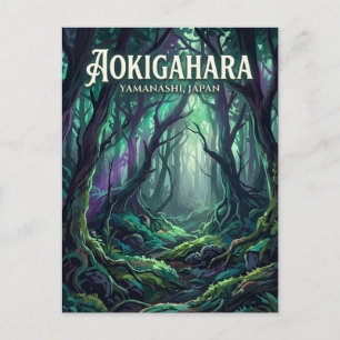 Aokigahara-Wald Japan Postkarte