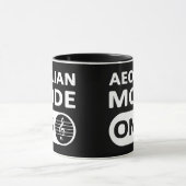 Äolischer Musikmodus Ein - Tasse (Zentrum)