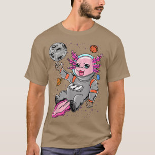 Aolotl Astronaut Planet Space T-Shirt