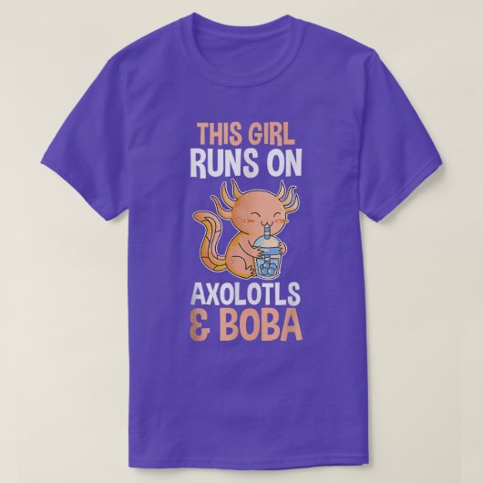 Aolotl Bubble Tea T-Shirt (Design vorne)