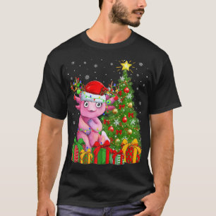 Aolotl Lighting Xmas Tree Weihnachtsmannmütze Aolo T-Shirt