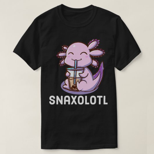 Aolotl Lover Niedlich Snaolotl Kawaii Bubble Tee F (Design vorne)