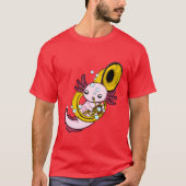 Aolotl Playing Sousaphone Marching Band retro T-Shirt (Vorderseite)