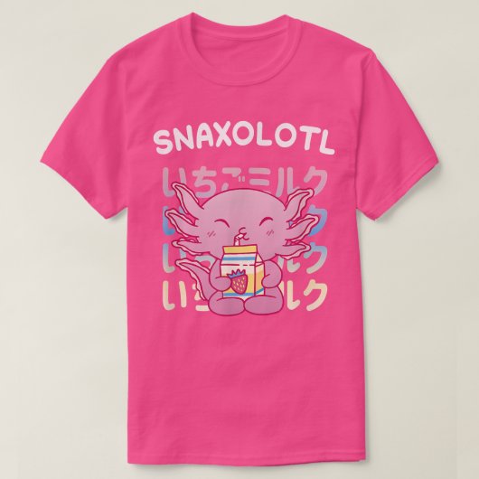 Aolotl Snaolotl Süßigkeiten Trinken Niedliche Aolo T-Shirt (Design vorne)