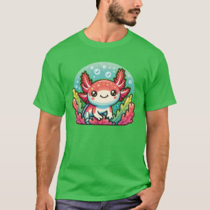 Aolotl Süße Tiere Kawaii Anime Lustig Aolotl Freun T-Shirt