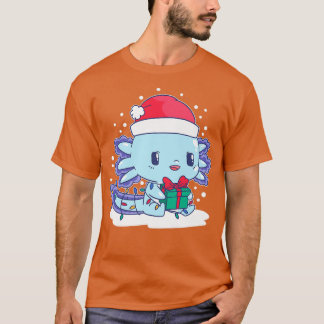 Aolotl Weihnachtsmannmütze Xmas Lights Niedlich Ka T-Shirt