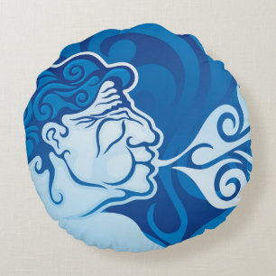 Äolus Rundes Kissen