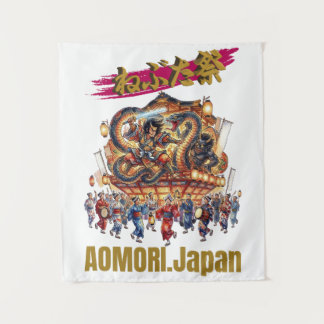 AOMORI,Japan NEBUTA festival -japanese traditions- Wandteppich