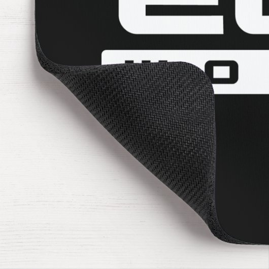 Äone bearbeitet schwarzes mousepad (Ecke)