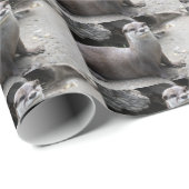 Aonyx cinerea geschenkpapier (Rolleneckpunkt)