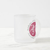 Aor-Logoglas Mattglastasse (VorderseiteRechts)