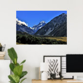 Aoraki im Tal Poster (Heimbüro)