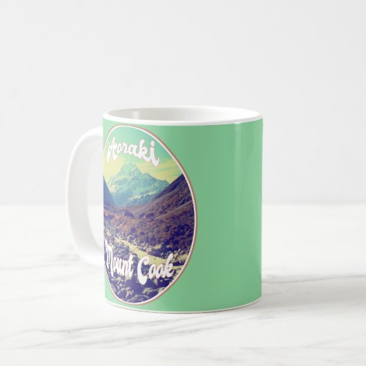 Aoraki: Koch, Berg, Neuseeland Kaffeetasse (Vorderseite Links)