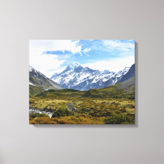 Aoraki / Mount Cook Leinwanddruck (Vorderseite)