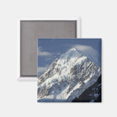 Aoraki Mount Cook, Mackenzie Country, Süden 2 Magnet (Vorderseite/Rückseite)