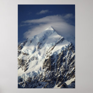 Aoraki Mount Cook, Mackenzie Country, Süden Poster