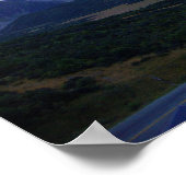 Aoraki/Mount Cook, Neuseeland, bei Sunrise Poster (Ecke)