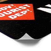 Aoraki Mount Cook Neuseeland Poster (Ecke)