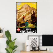Aoraki Mount Cook Neuseeland Poster (Heimbüro)