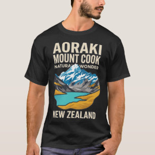 Aoraki Mount Cook Neuseeland Vintage Reise T-Shirt