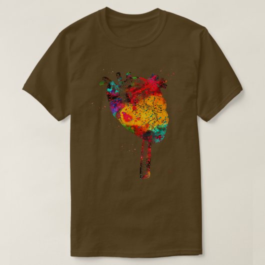 Aorta und Herz 1 T-Shirt (Design vorne)