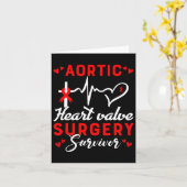 Aortische Herzklappenstrahlung Operation Survivor Karte (Gelbe Blume)