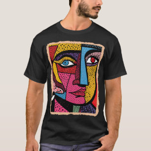 AOS_42 Abstrakt Art T-Shirt