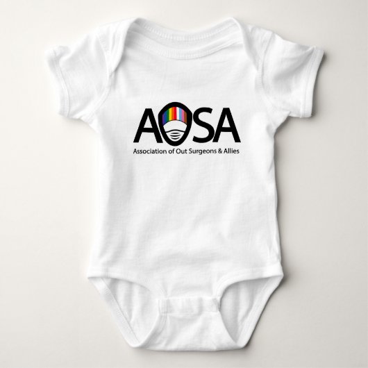 AOSA Baby 1 Stück (Vorderes Logo) Baby Strampler (Vorderseite)