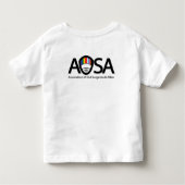 AOSA Kleinkind T - Shirt (Vorderes und Rückseite L (Rückseite)
