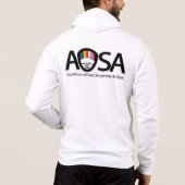 AOSA Zip Up Hoodie (Vorder- und Rückseite des Logo (Rückseite)