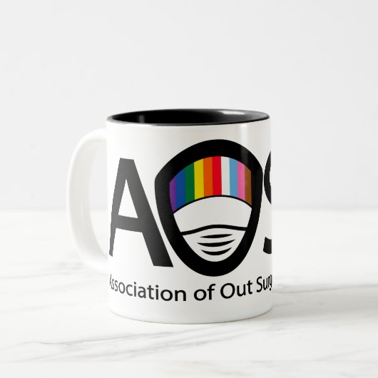 AOSA ZWEIFARBIGE TASSE (Vorderseite Links)