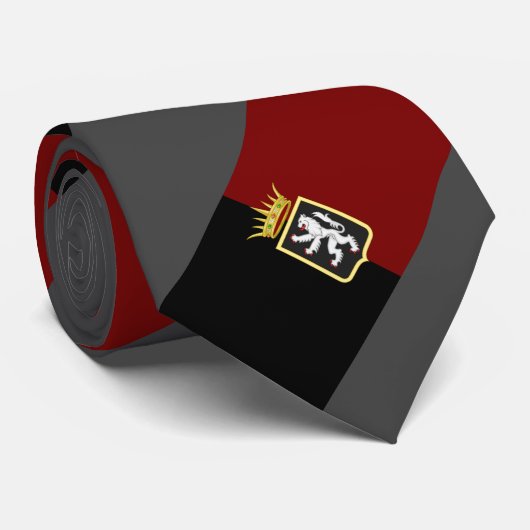 Aostatal-Fahnenmantel Krawatte (Gerollt)