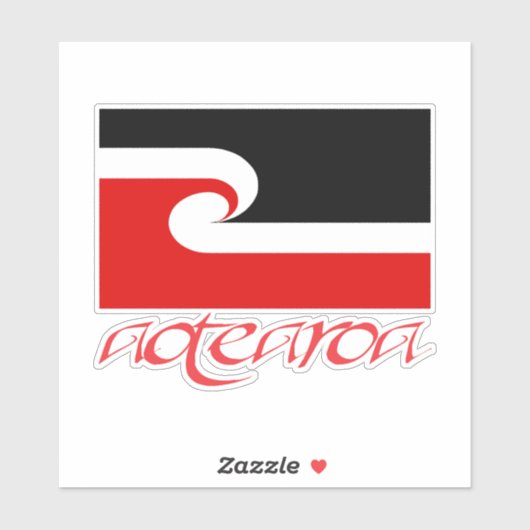 Aotearoa Aufkleber (Blatt)