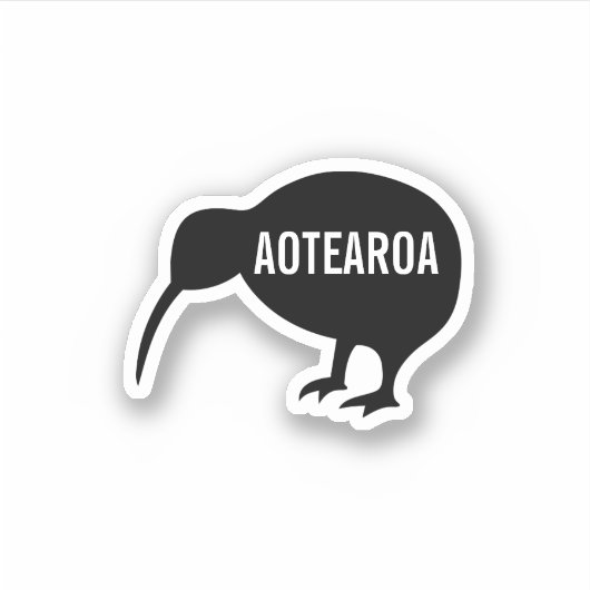 Aotearoa Aufkleber (Vorderseite)
