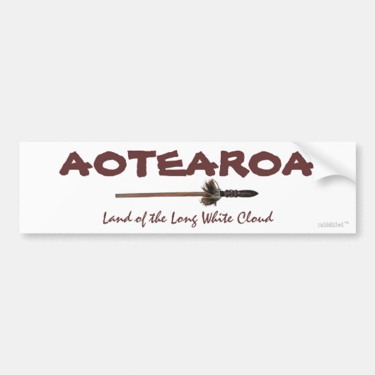 AOTEAROA Autoaufkleber (Vorne)
