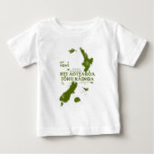 Aotearoa ist meine Zuhause Baby T-shirt (Vorderseite)