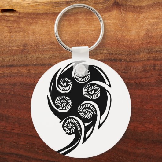 aotearoa koru design schlüsselanhänger (Vorderseite)