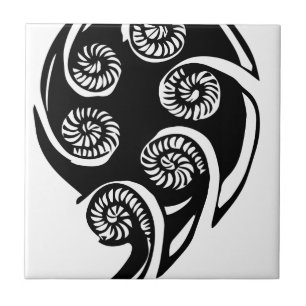aotearoa koru Entwurf Fliese