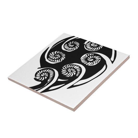 aotearoa koru Entwurf Fliese (Seite)