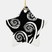 aotearoa koru Entwurf Keramik Ornament (Vorne)