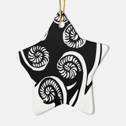 aotearoa koru Entwurf Keramik Ornament (Links)