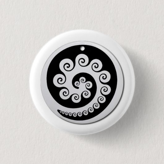 AOTEAROA KORU Knopf von Neuseeland Button (Vorderseite)