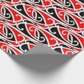 Aotearoa maori geschenkpapier (Ecke)