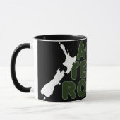 AOTEAROA NEUSEELAND LAND KIWI NZ PERSONALISIERT TASSE (Links)