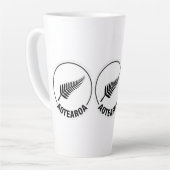 Aotearoa Neuseeland Latte Tasse (Linke Ecke)