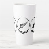 Aotearoa Neuseeland Latte Tasse (Vorderseite)