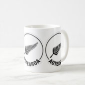Aotearoa Neuseeland Standard-Tasse Kaffeetasse (VorderseiteRechts)