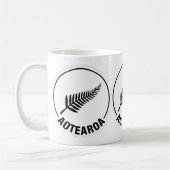 Aotearoa Neuseeland Standard-Tasse Kaffeetasse (Links)