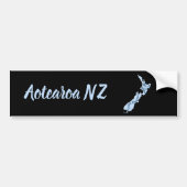 Aotearoa New Zealand Map, Māori Language Autoaufkleber (Vorne)