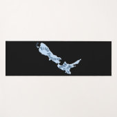 AOTEAROA NZ LANDESINSELN MAORI NAMES KIWI YOGAMATTE (Vorderseite (Horizontal))